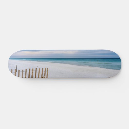Beach Fence Ochtend Destin Florida Skateboard (Horizontaal)