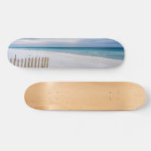 Beach Fence Ochtend Destin Florida Skateboard (Horizontaal)