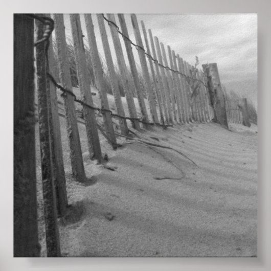 BEACH FENCE POSTER (Voorkant)
