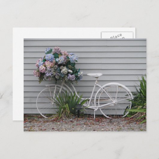 Beach-fiets Briefkaart (Voorkant / Achterkant)