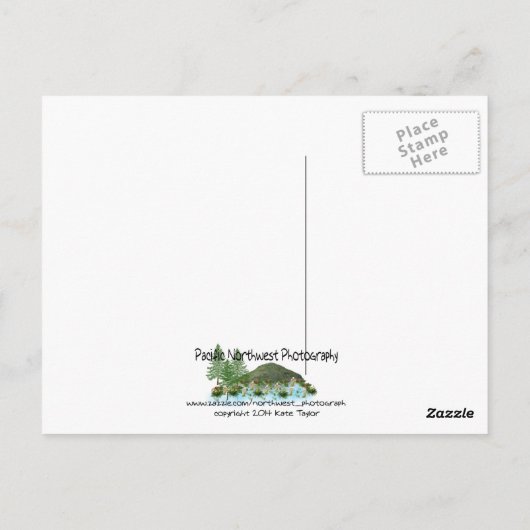 Beach-fiets Briefkaart (Achterkant)