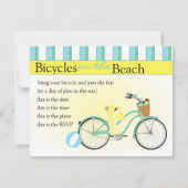Beach-fiets Kaart (Voorkant)