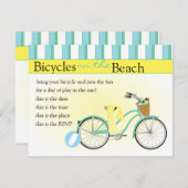 Beach-fiets Kaart (Voorkant / Achterkant)