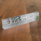 Beach-fiets Naambordje (Zijkant)