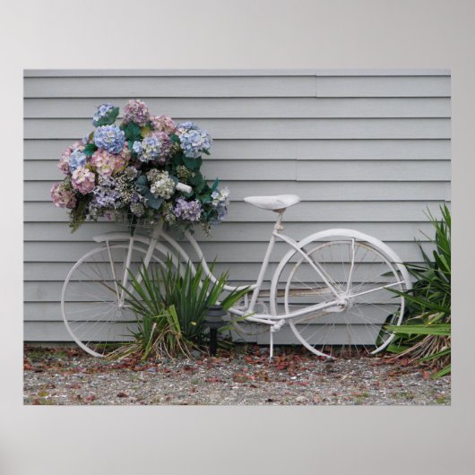 Beach-fiets Poster (Voorkant)