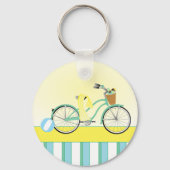 Beach-fiets Sleutelhanger (Voorkant)