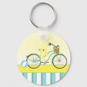 Beach-fiets Sleutelhanger