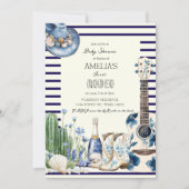  beach first rodeo coastal baby shower kaart (Voorkant)