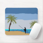 Beach Fisher Mousepad Muismat (Met muis)
