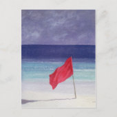 Beach Flag - Storm Warning 1985 Briefkaart (Voorkant)