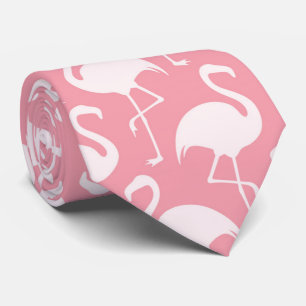 Beach Flamingo patroon, leuk stropdas