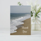 Beach Flat Hartelijk dank Noteer Kaart (Staand voorkant)