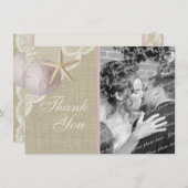  Beach Flat Kaart Dank u (Voorkant / Achterkant)