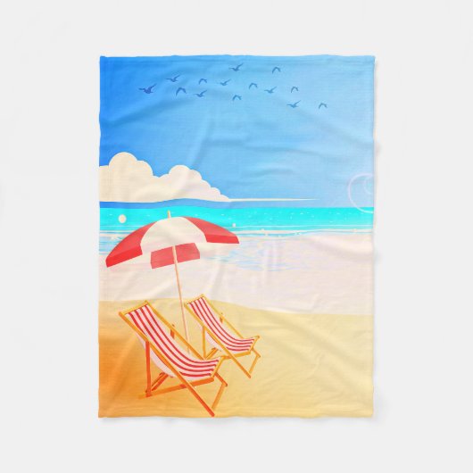 Beach Fleece Blanket, 30 x 40 inch (Voorkant)