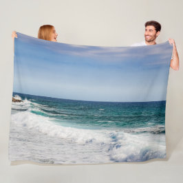 Beach Fleece Blanket Deken