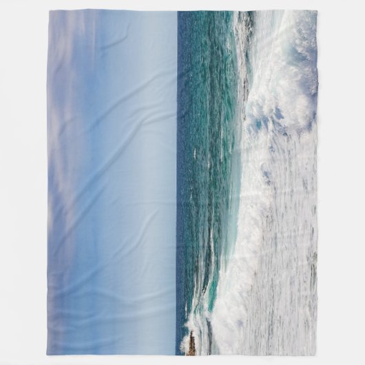 Beach Fleece Blanket Deken (Voorkant)