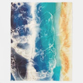 Beach Fleece Deken (Voorkant)