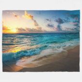 Beach Fleece Deken (Voorkant (Horizontaal))