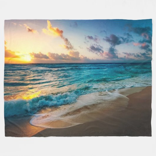 Beach Fleece Deken (Voorkant (Horizontaal))