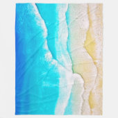 Beach Fleece Deken (Voorkant)