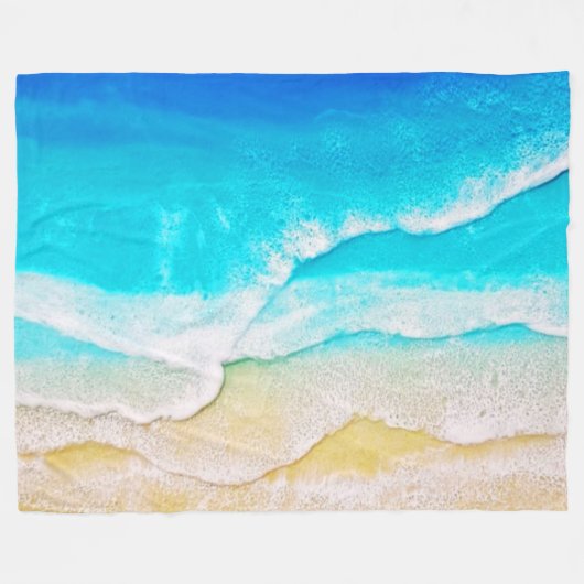 Beach Fleece Deken (Voorkant (Horizontaal))