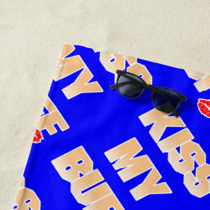 Beach Flirt's - Kus Mijn Buff Strandlaken
