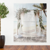 Beach Floral Arch Wandkleed