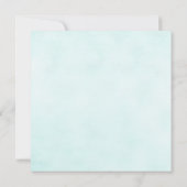 Beach Floral Sand Dollar Starfish Save the Date (Achterkant)