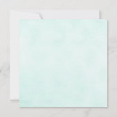 Beach Floral Sand Dollar Starfish Save the Date (Achterkant)