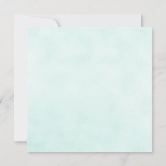 Beach Floral Sand Dollar Starfish Save the Date (Achterkant)