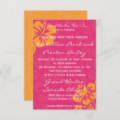 Beach Flowers - Azalea/Sinaasappel (5 x 7) Kaart (Voorkant / Achterkant)