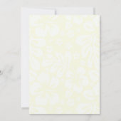 Beach Flowers - groen (5 x 7) Kaart (Achterkant)