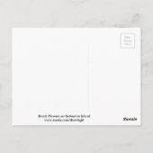 Beach Flowers op Galveston Island Briefkaart (Achterkant)