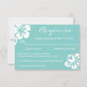 Beach Flowers RSVP (Voorkant)
