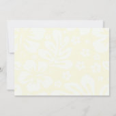 Beach Flowers Vrijgezellenfeest - Lila Kaart (Achterkant)