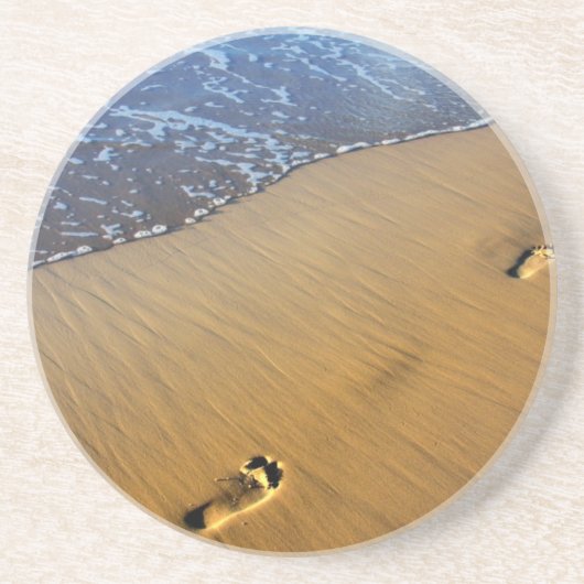 Beach Footstep Onderzetter (Voorkant)