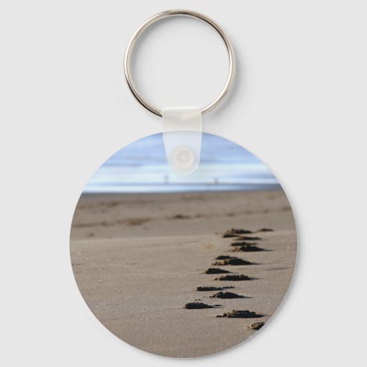 Beach Footstep Sleutelhanger (Voorkant)