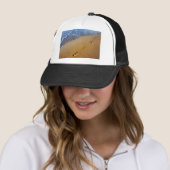 Beach Footstep Trucker Pet (In situ)