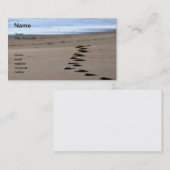 Beach Footstep Visitekaartje (Voorkant / Achterkant)