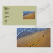 Beach Footstep Visitekaartje (Voorkant / Achterkant)