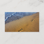 Beach Footstep Visitekaartje (Achterkant)