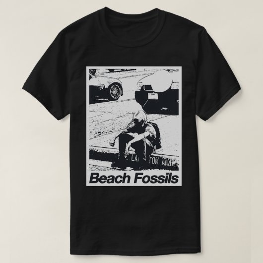 Beach fossielen fanart t-shirt (Design voorkant)