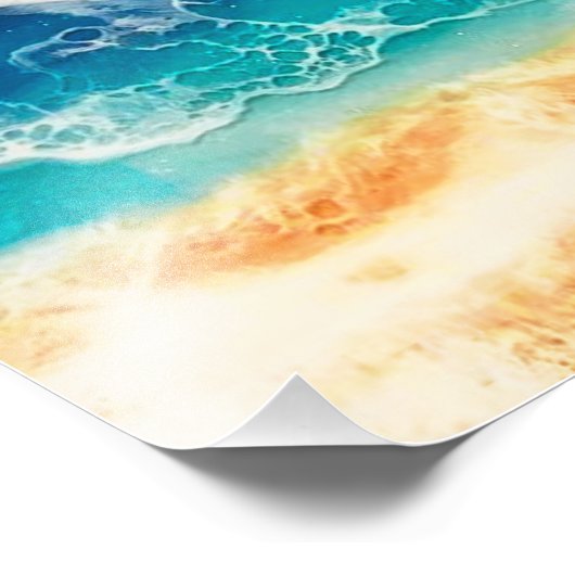 Beach Foto Afdruk (Hoek)