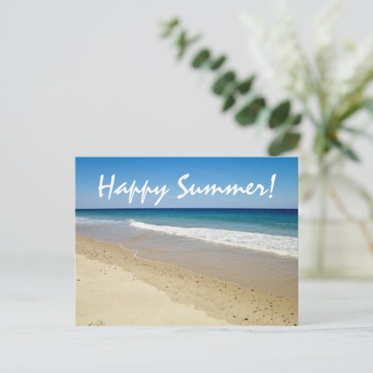 Beach foto briefkaart (Staand voorkant)