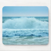 Beach foto Crashing Waves Blue Ocean Beach Muismat (Voorkant)
