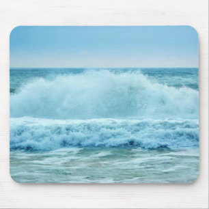Beach foto Crashing Waves Blue Ocean Beach Muismat
