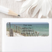 Beach foto etiket (Insitu)