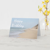 Beach foto kaart (Gele Bloem)