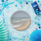 Beach foto papieren bordje (Feest)