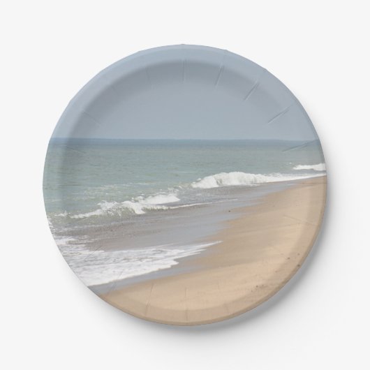 Beach foto papieren bordje (Voorkant)